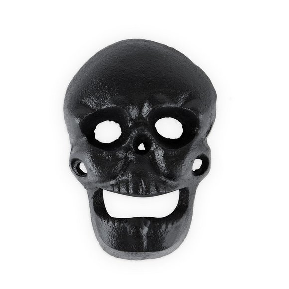 Foster & Rye Cast Iron Wall Mount Skull Bottle Opener New In Box - Picture 2 of 3